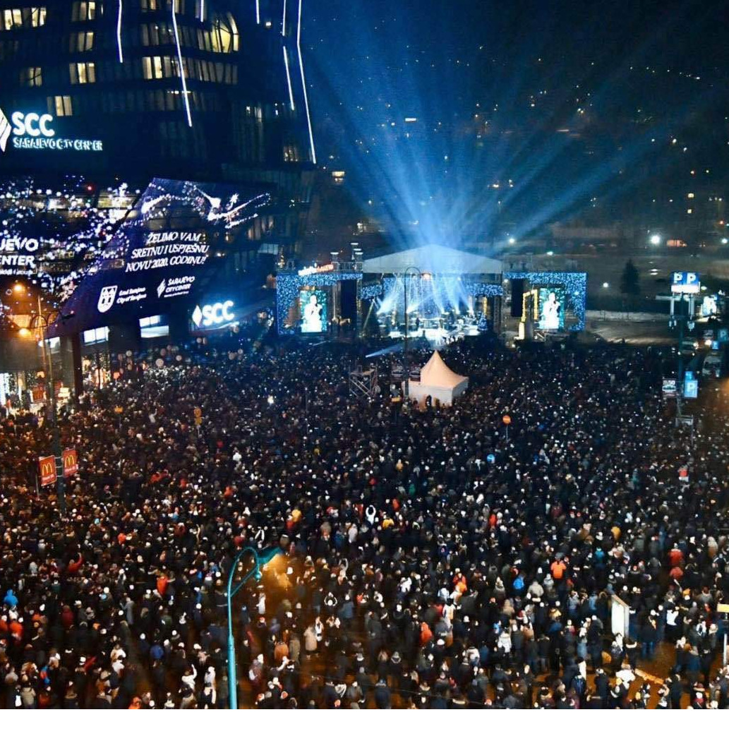 Više od 100.000 ljudi na ulicama Sarajeva uživalo u trodnevnom programu