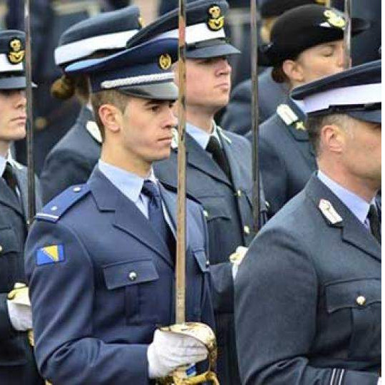 Ceremonija ispraćaja kadeta OSBiH na vojne akademije u inozemstvu