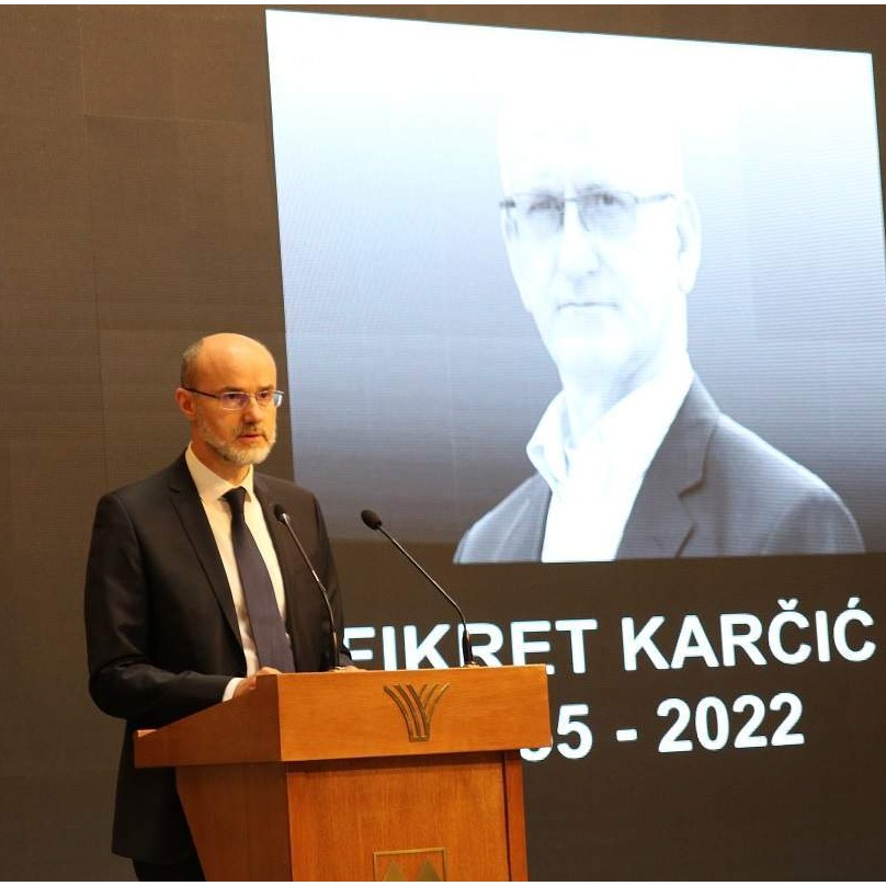 Komemoracija prof. Karčiću: "Bio je posebna ličnost, nedostajat će nam"