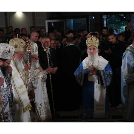 Počela svečanost ustoličenja novoizabranog mitropolita Hrizostoma