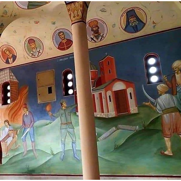 U crkvi čiju su obnovu finansirali i muslimani, ocrtane zastrašujuće freske!?