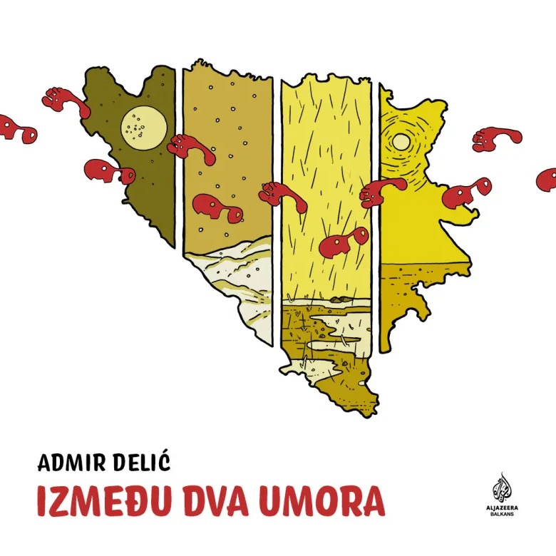 Strip Admira Delića o migrantima u BiH: Između dva umora