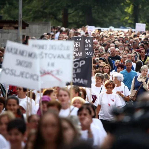 Građani u Jablanici poručili: Ne nasilju nad ženama!