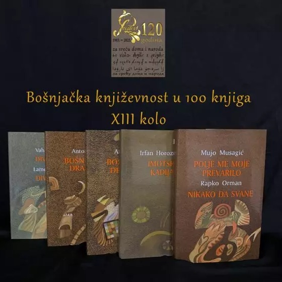 Objavljeno 13. kolo kapitalne edicije “Bošnjačka književnost u 100 knjiga”