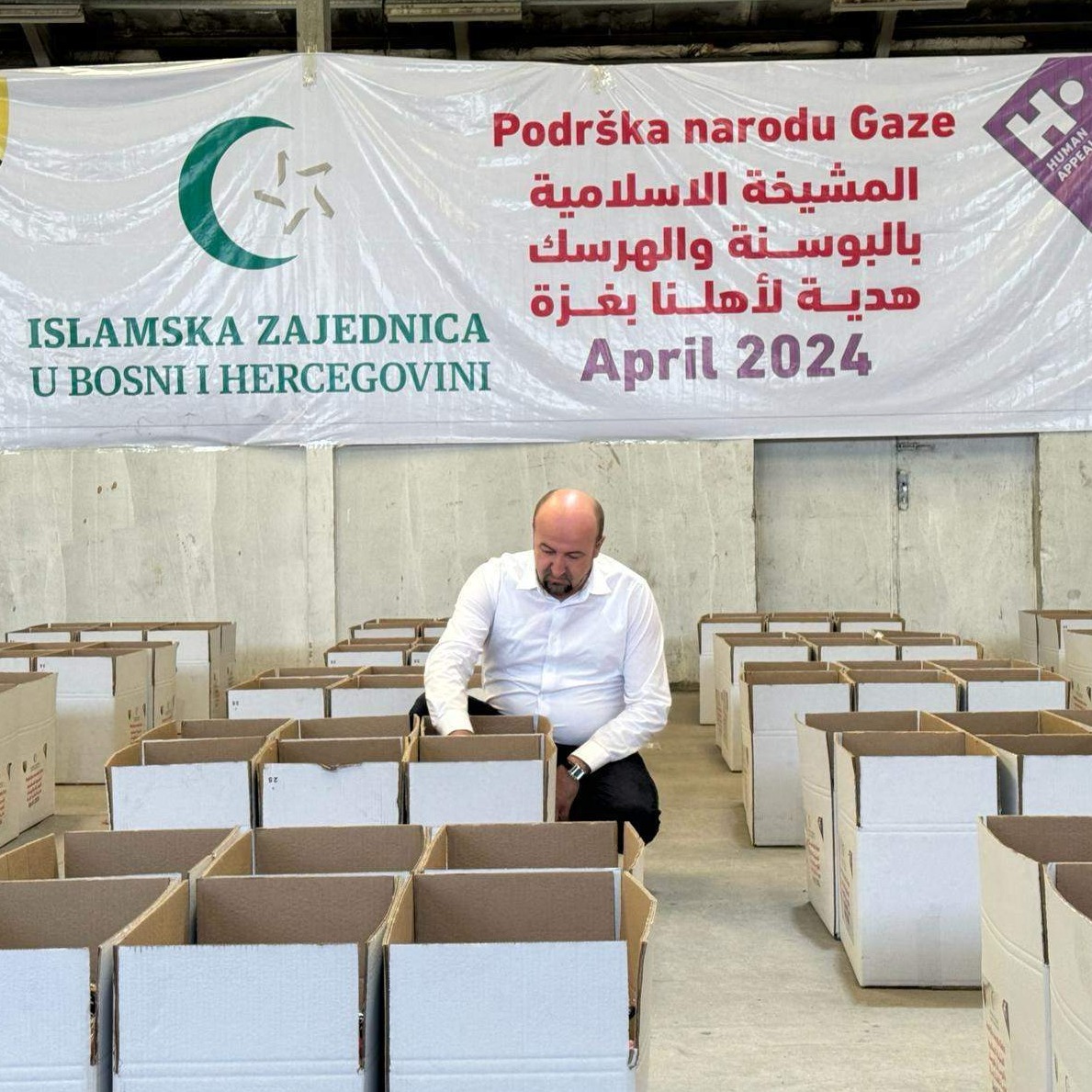 Iz Ammana ispraćen konvoj humanitarne pomoći Islamske zajednice u BiH upućen u Gazu