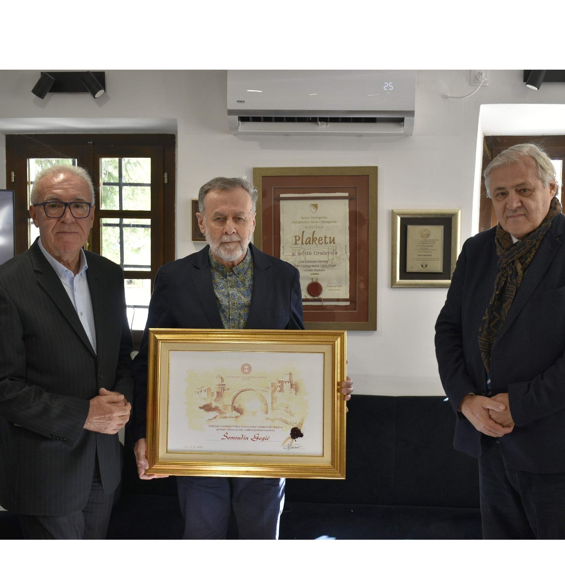 Nagrada “Mimar mira” uručena Šemsudinu Gegiću