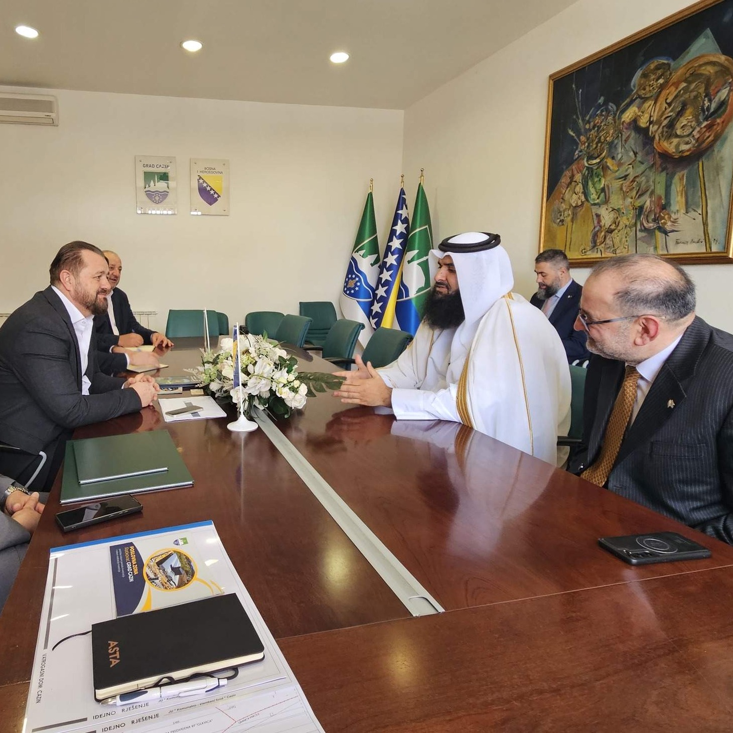 Ambasador Katara u prvoj posjeti Cazinu: "Poslovni potencijali itekako vrijedni pažnje"