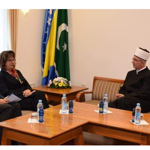 Ambasadorica Cormack posjetila muftiju Fazlovića