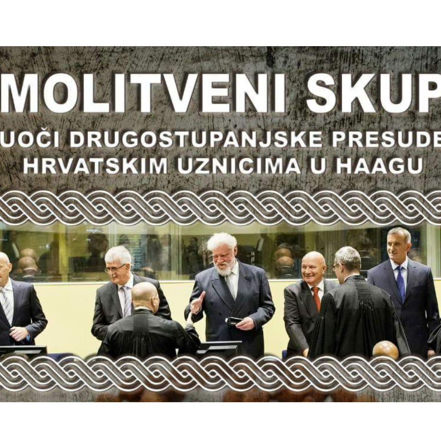 U mostarskoj katedrali "molitveni skup" za Prlića i ostale