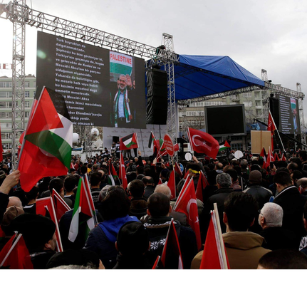 Miting podrške palestinskom narodu u Ankari