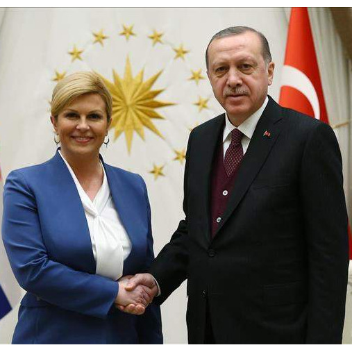 Sastankom sa Erdoganom Grabar-Kitarović započela posjetu Turskoj