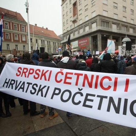 Vučić u Zagrebu: Policija spriječila dolazak demonstranata na zagrebački Trg sv. Marka