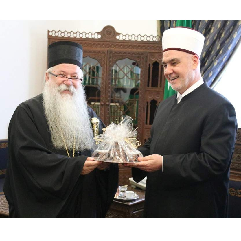 Reis Kavazović čestitao Vaskrs mitropolitu Hrizostomu