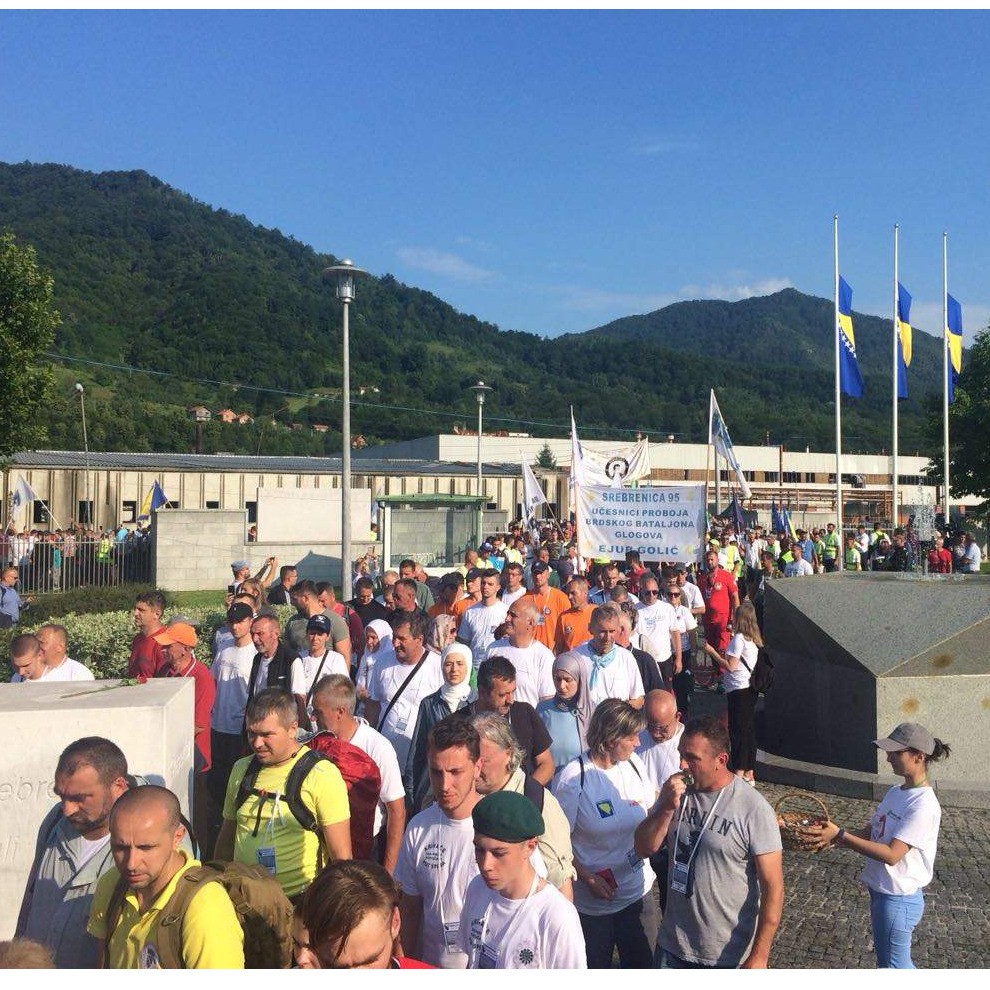 Učesnici Marša mira stigli u Potočare
