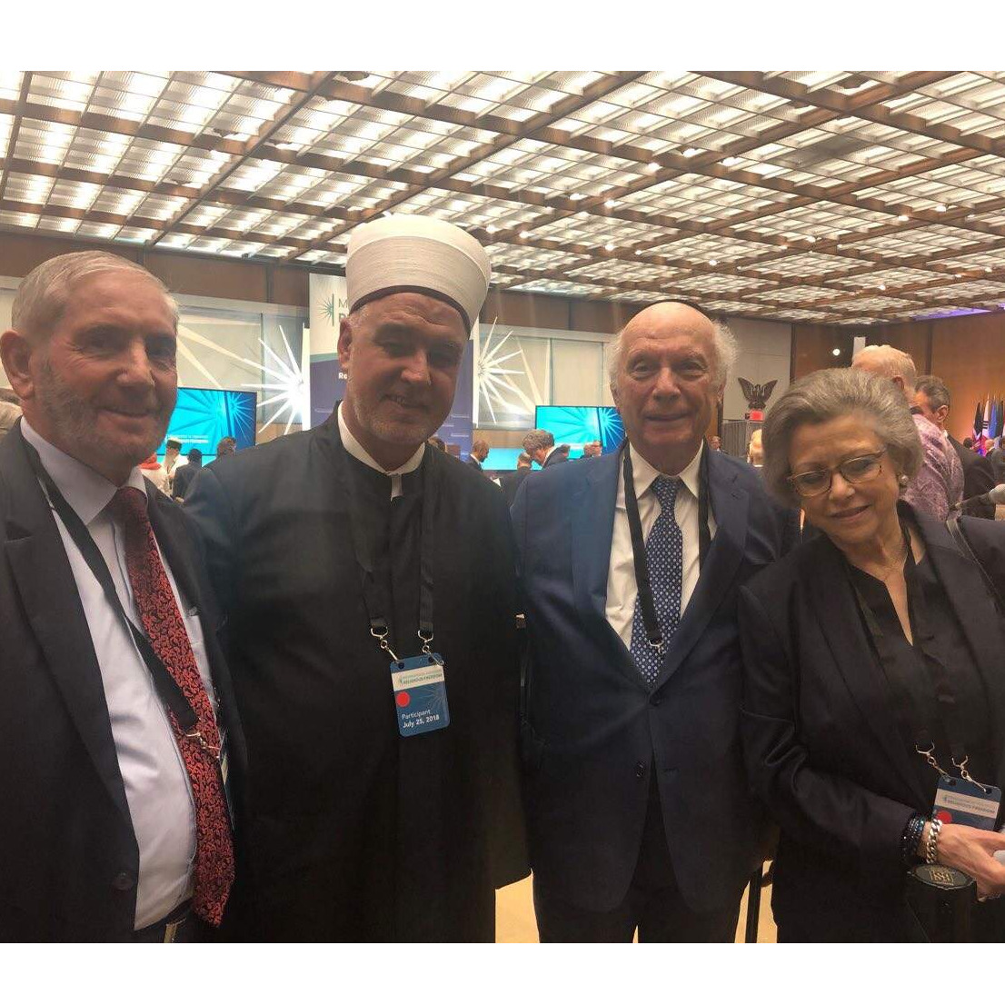 Reisu-l-ulema u Washingtonu sa brojnim zvaničnicima i diplomatama