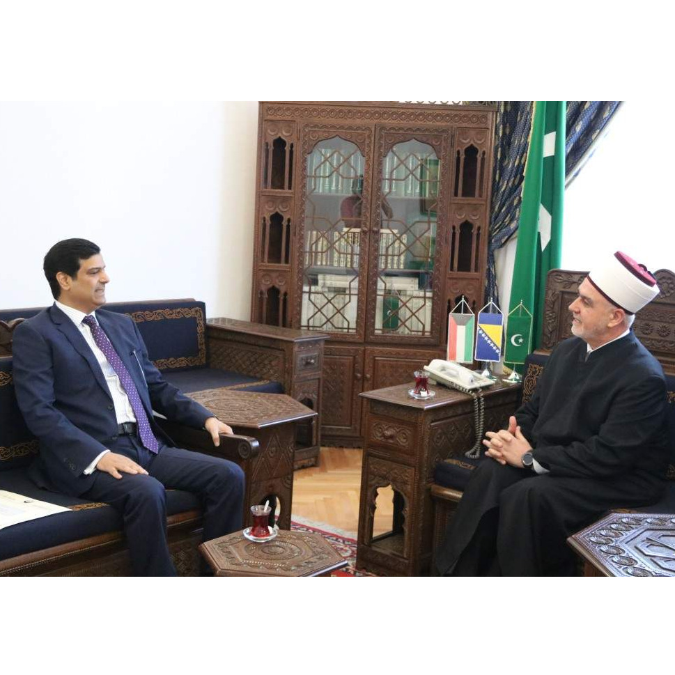 Reis Kavazović primio u oproštajnu posjetu kuvajtskog ambasadora 