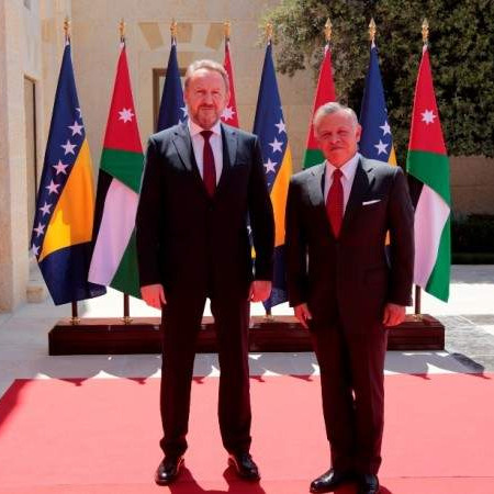 Izetbegović i kralj Jordana Abdulah II - Povećati ekonomske razmjene