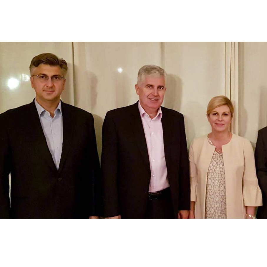 Čović na konsultacijama u Zagrebu