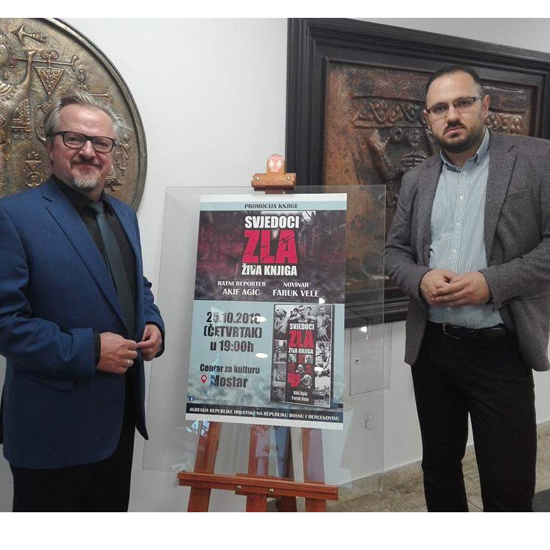 Danas u Gornjem Vakufu: Promocija knjige „Svjedoci zla“ Akifa Agića i Faruka Vele 