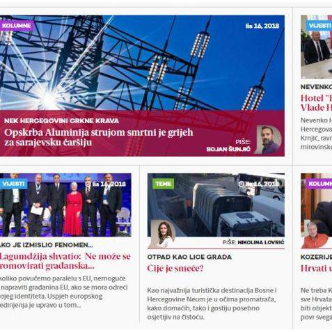 Fašizam na Čovićevim portalima: Muslimani, Bošnjaci, su najveća i najopasnija prijetnja, oni su.... 