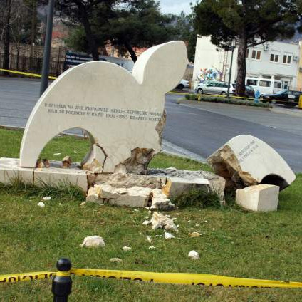 Šest godina od miniranja "ljiljana" u Mostaru 