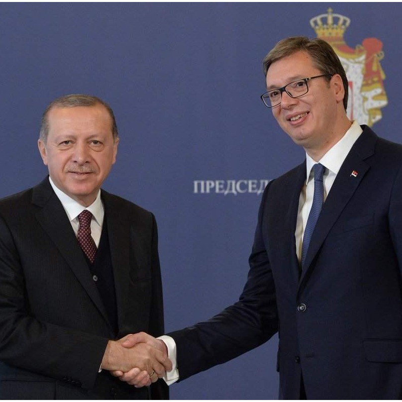 Erdogan: Turska podržava "politiku mira" koju vode Srbija i Vučić