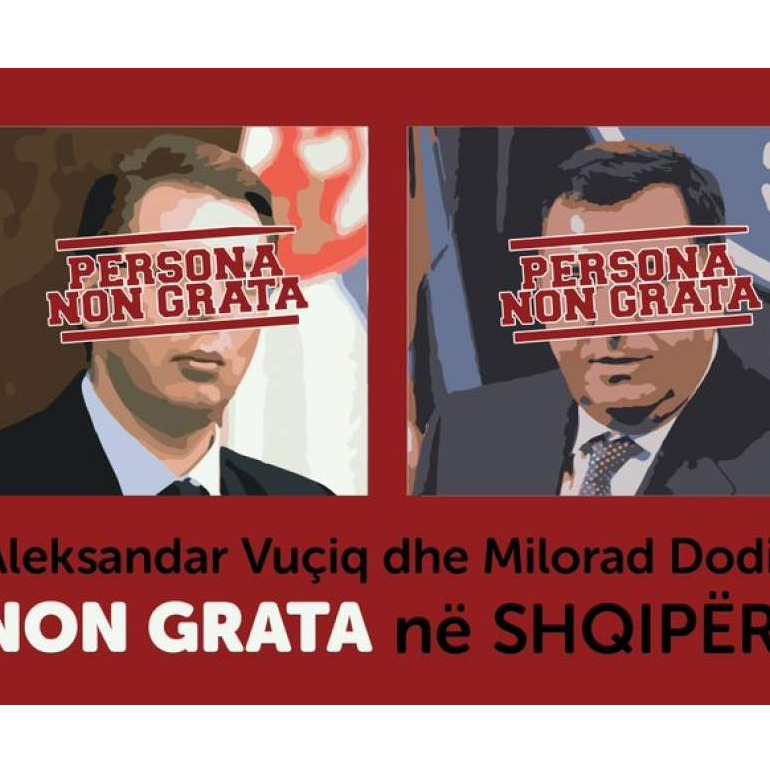 Milorad Dodik i Aleksandar Vučić persone non grata u Albaniji!