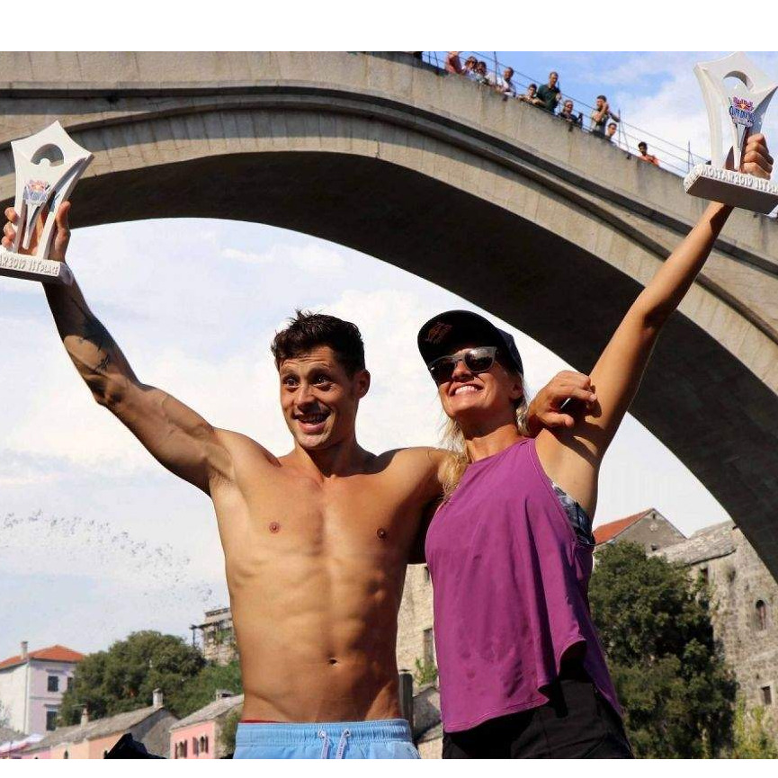 Pobjednici Red Bull Cliff Divinga u Mostaru Popovici i Iffland