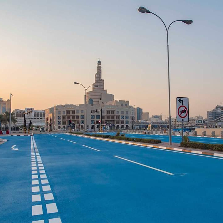 Zašto Doha farba ulice u plavo?