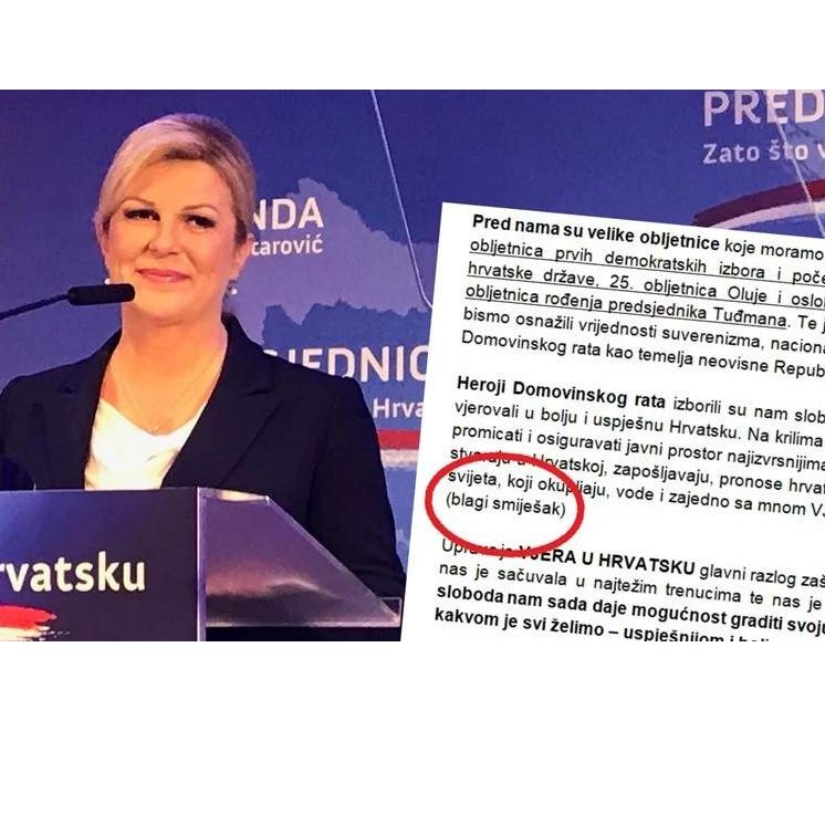 Kolinda objavila kandidaturu: Sve upute imala na papiru