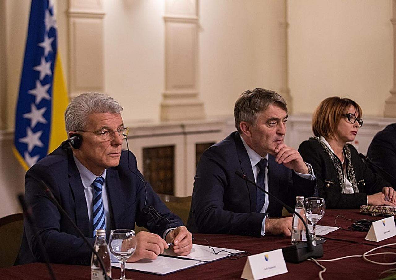 Džaferović i Komšić o formiranju rezervnog sastava policije RS 