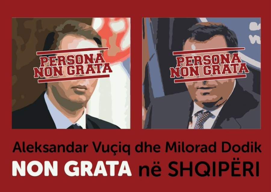 Milorad Dodik i Aleksandar Vučić persone non grata u Albaniji!