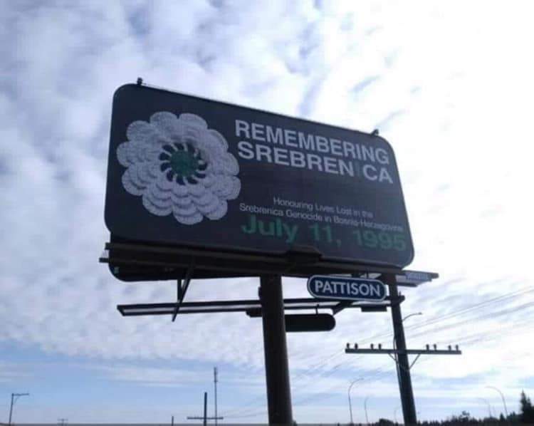 U više gradova Kanade 11. juli proglašen Danom sjećanja na genocid u Srebrenici