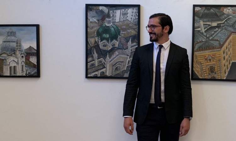 Amir Kurtagić, od mašinskog inženjera do slikara 'Krovova Sarajeva'