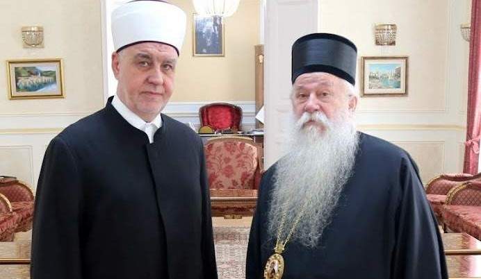 Važan susret reisa Kavazovića i mitropolita Hrizostoma: Međureligijski dijalog za izgradnju mira 