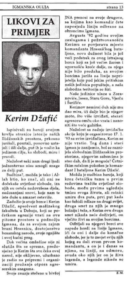 511973662_10237454596012410_2549048492651595572_n.jpg - Sjećanje na heroja: Kerim Džafić – ime koje ne smije biti zaboravljeno