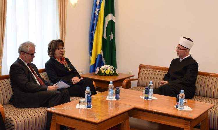 Ambasadorica Cormack posjetila muftiju Fazlovića