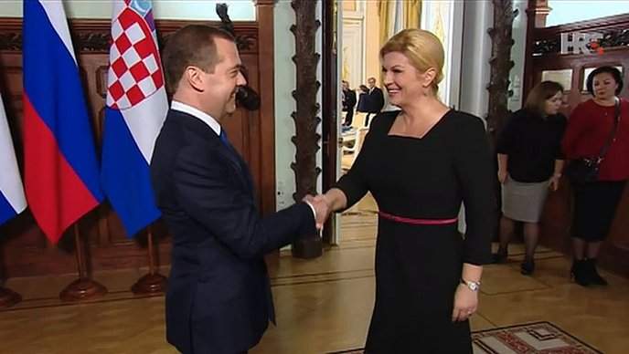 Grabar-Kitarović u Moskvi: Rusija i Hrvatska prepoznaju nužnost zaštite kršćana u svijetu