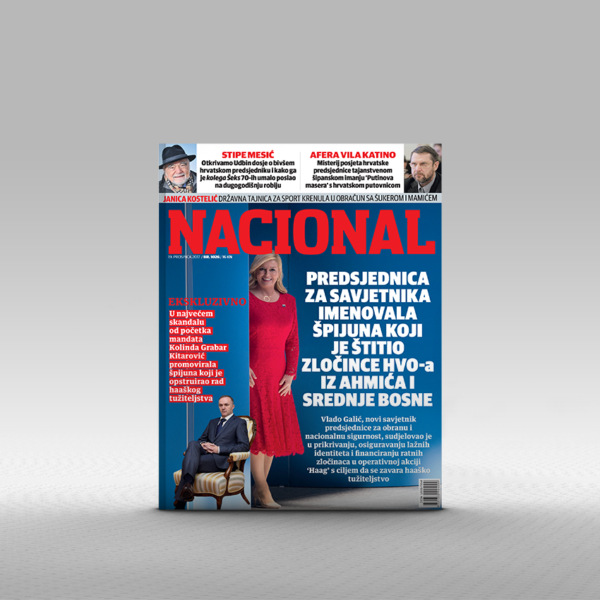Nacional: Grabar-Kitarović za savjetnika imenovala špijuna koji je štitio zločince HVO-a iz Ahmića i srednje Bosne