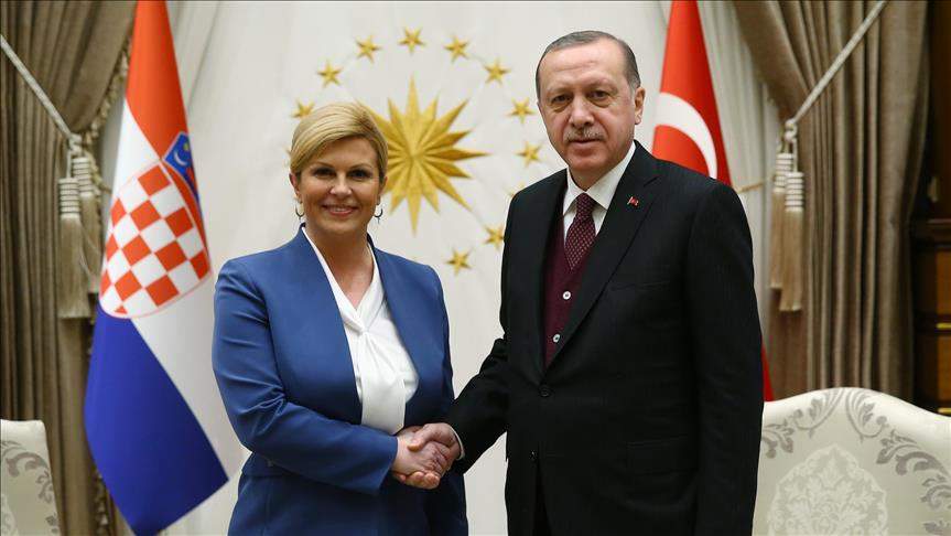 Sastankom sa Erdoganom Grabar-Kitarović započela posjetu Turskoj