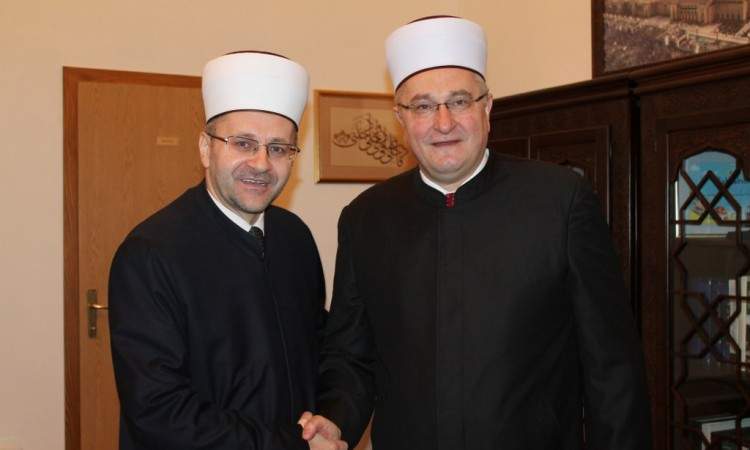 Delegacija Mešihata IZ-a u Hrvatskoj u posjeti Muftijstvu mostarskom 