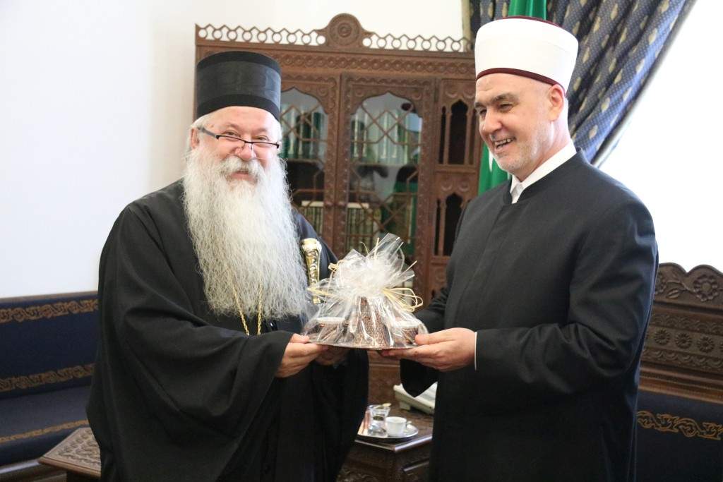 Reis Kavazović čestitao Vaskrs mitropolitu Hrizostomu