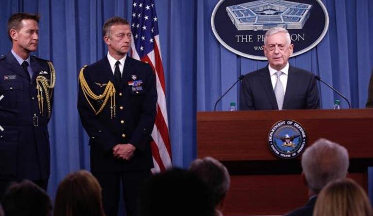 Pentagon: Ispaljeno više od 100 raketa na ciljeve u Siriji