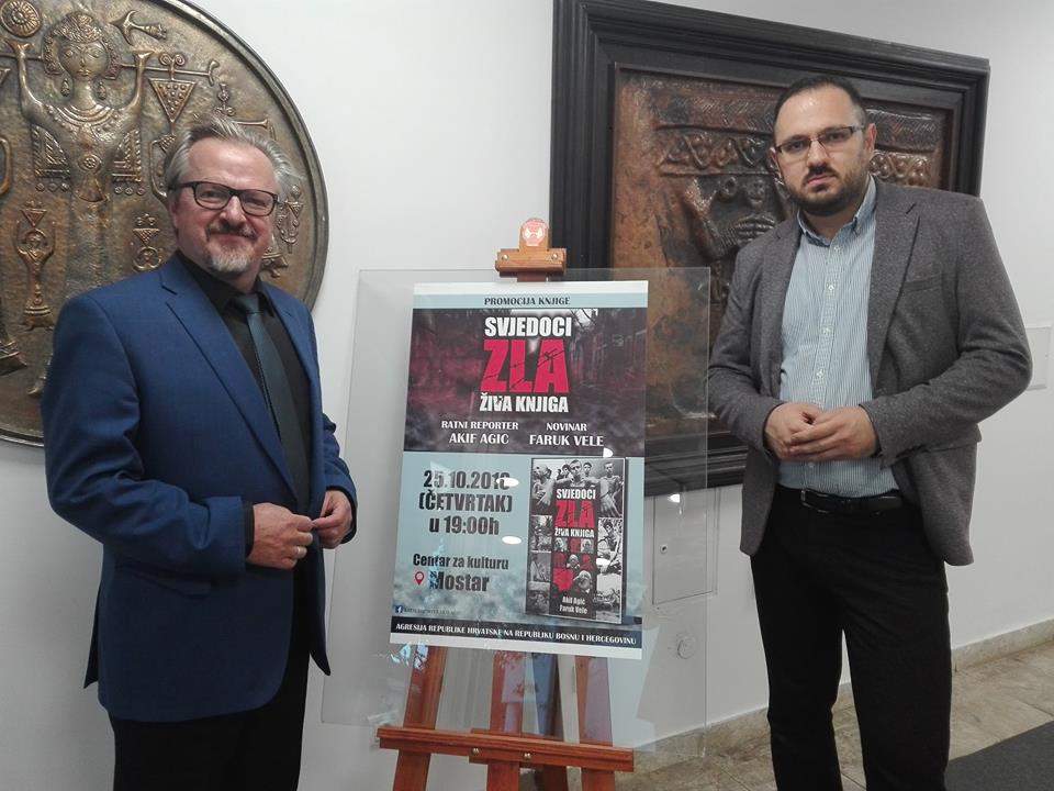 Gornji Vakuf: Sutra promocija knjige „Svjedoci zla“ Akifa Agića i Faruka Vele 