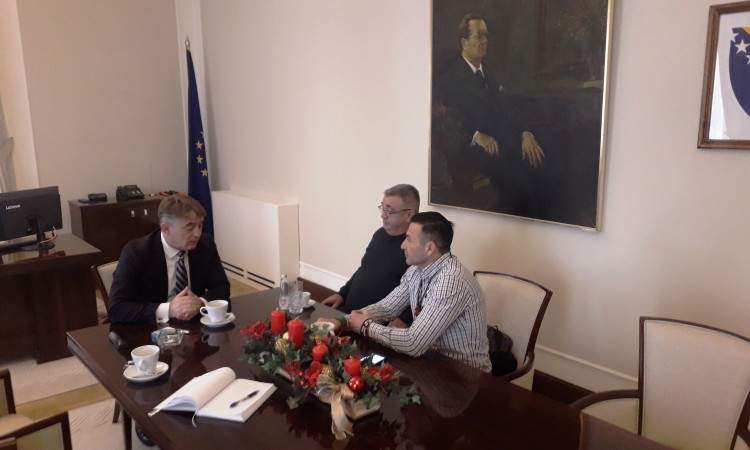 Memić i Dragičević kod Komšića: Ovaj čovjek nam je napunio dušu