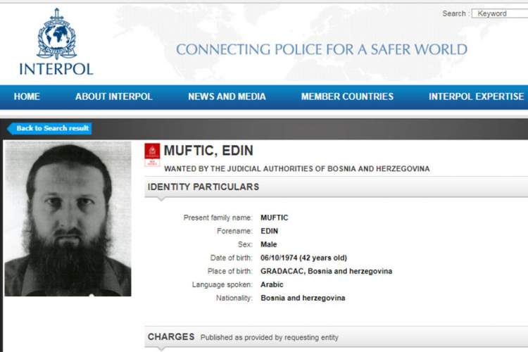 Interpol raspisao crvenu potjernicu za Edinom Mustafićem iz Gradačca zbog terorizma